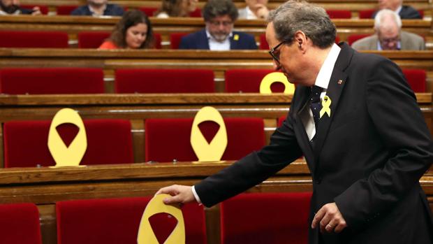 Las discrepancias entre JpC y ERC bloquean el Parlament y libran a Torra de cualquier control