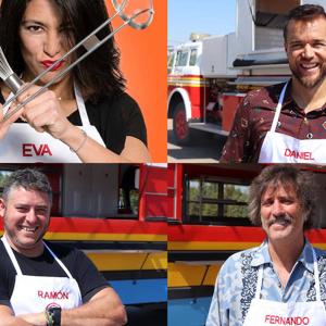 Cuatro concursantes de MasterChef 6 presentan sus food trucks en el Mercado de Palacio