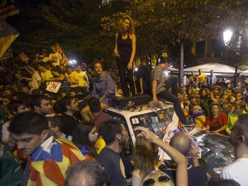 En directo: se cumple un año del asedio a la Consejería de Economía de la Generalitat de Cataluña
