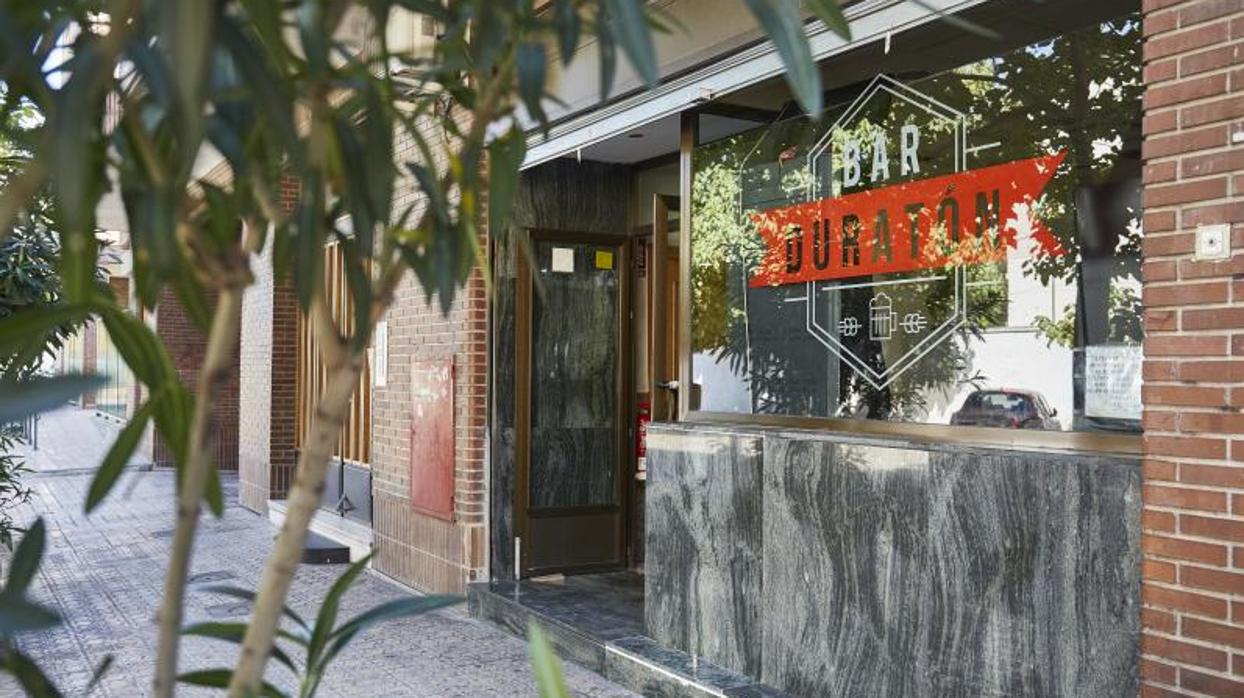 El bar Duratón, frente al estadio Vicente Calderón