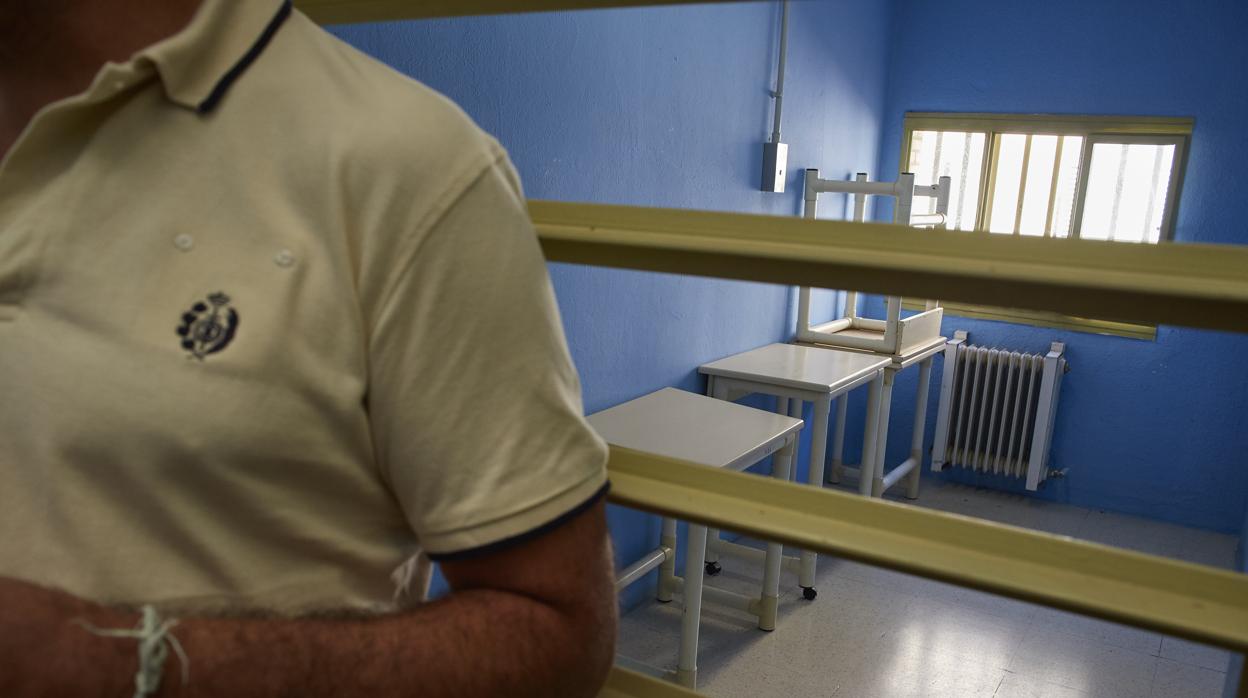 El módulo 15 de alta seguridad, donde los reclusos se encuentran en aislamiento, del centro penitenciario Madrid
