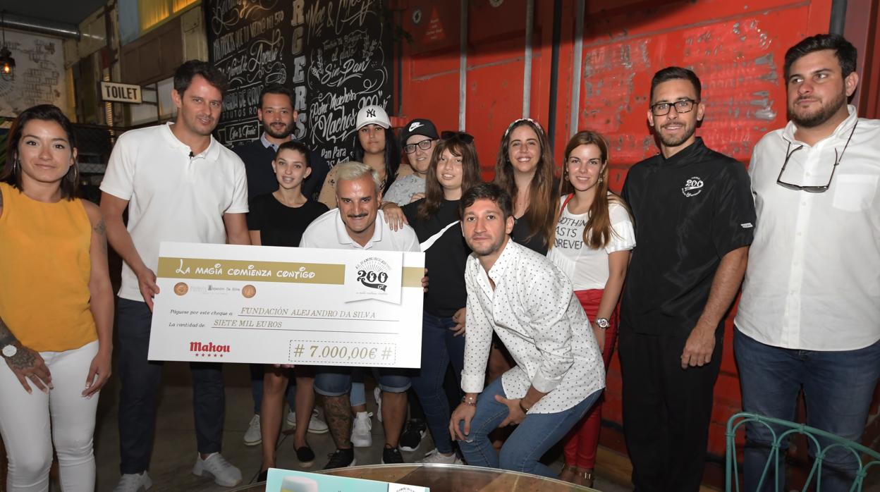 Restauradores canarios donan fondos a Fundación Alejandro da Silva