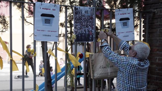 Recuerdo a medio gas del 1-O en uno de los epicentros de las cargas policiales