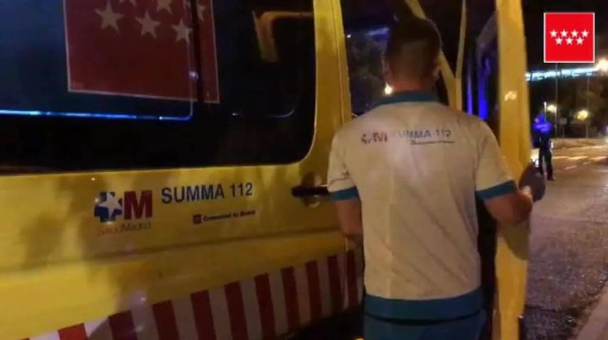 Una ambulancia del Summa 112