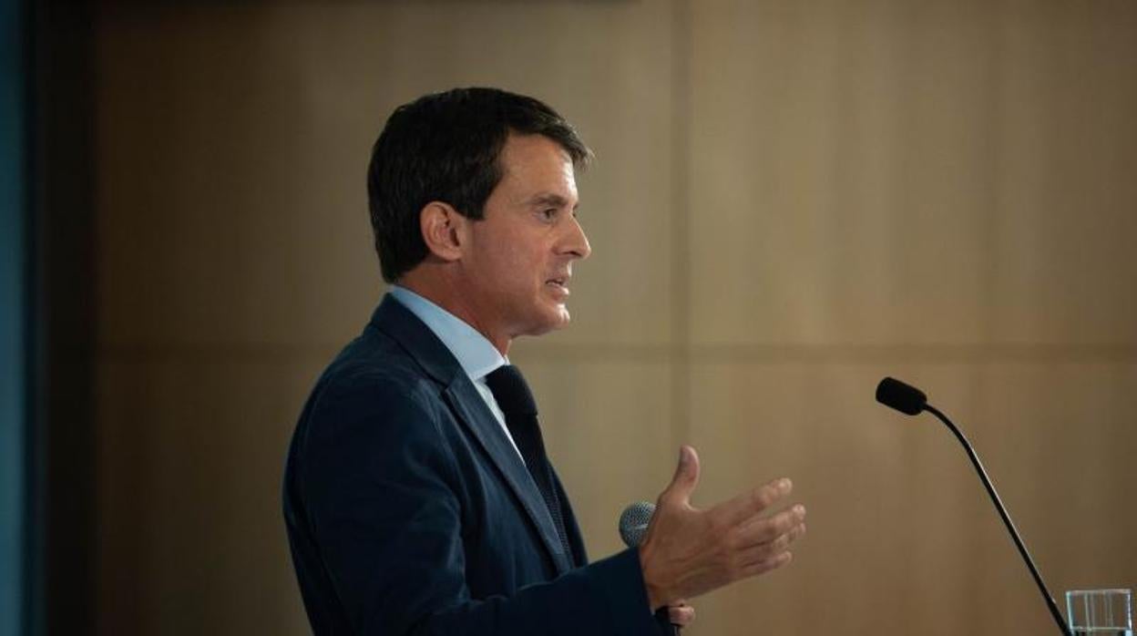 Manuel Valls, la semana pasada en Barcelona