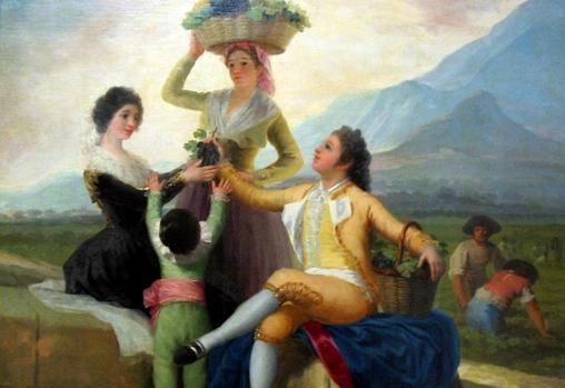 La vendimia, de Francisco de Goya