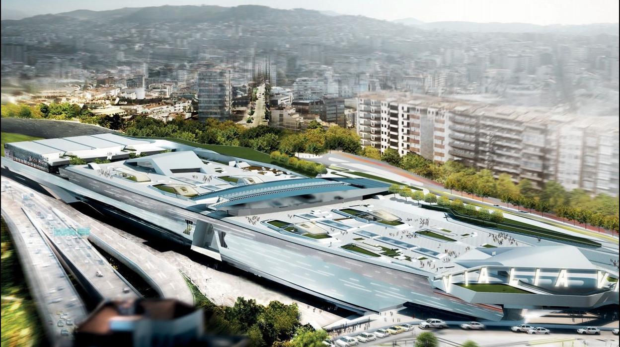 Simulación del proyecto de la estación intermodal de Vigo