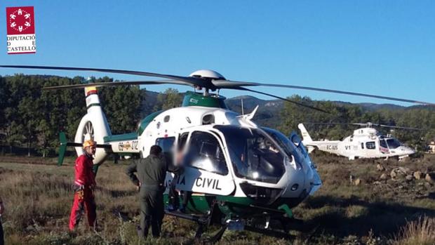 La Guardia Civil rescata en un barranco de El Toro a un hombre perdido toda la noche
