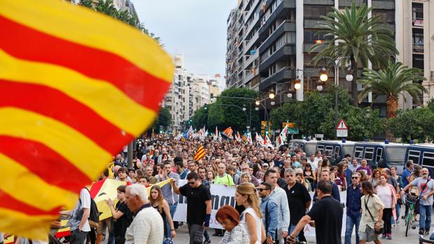 Horario y recorrido definitivo de las manifestaciones y concentraciones del 9 d'Octubre