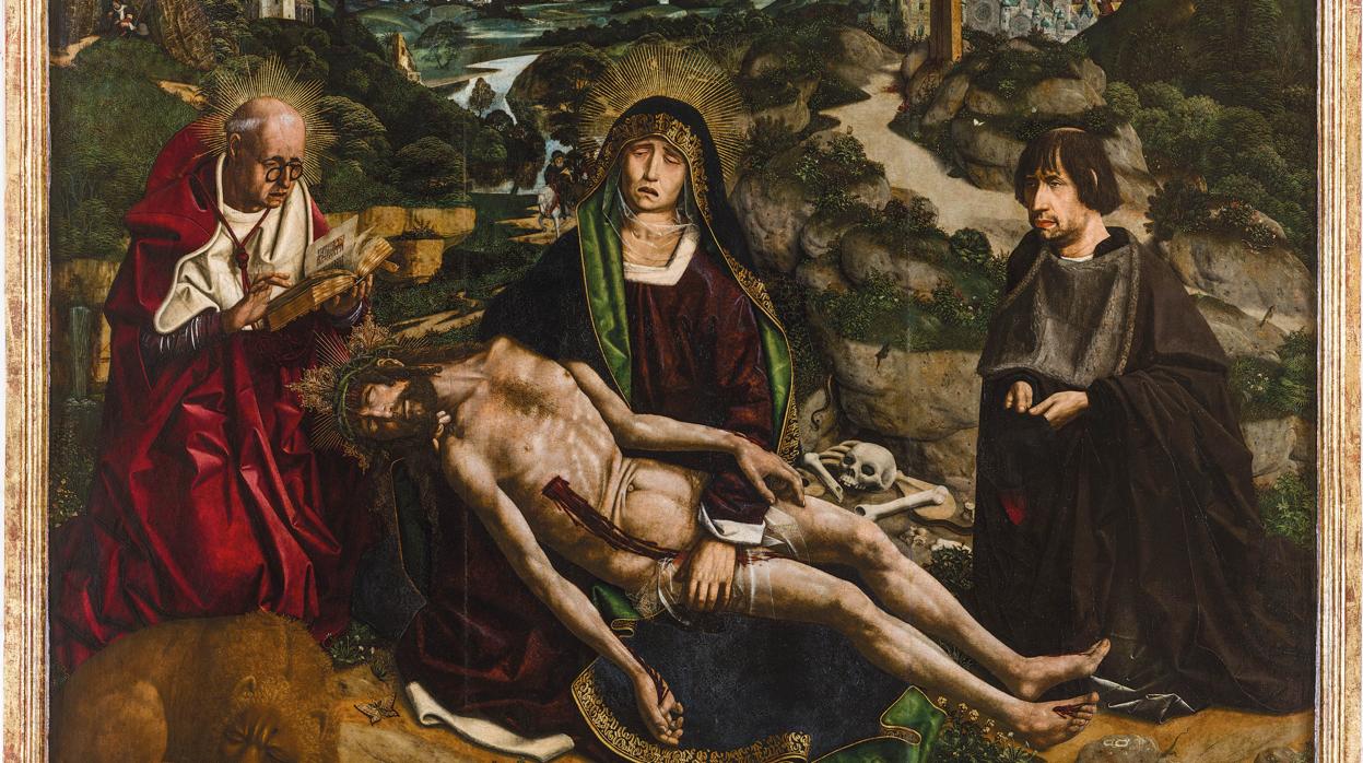 «Piedat Desplà», de Bartolomé Bermejo, en la Catedral de Barceloan