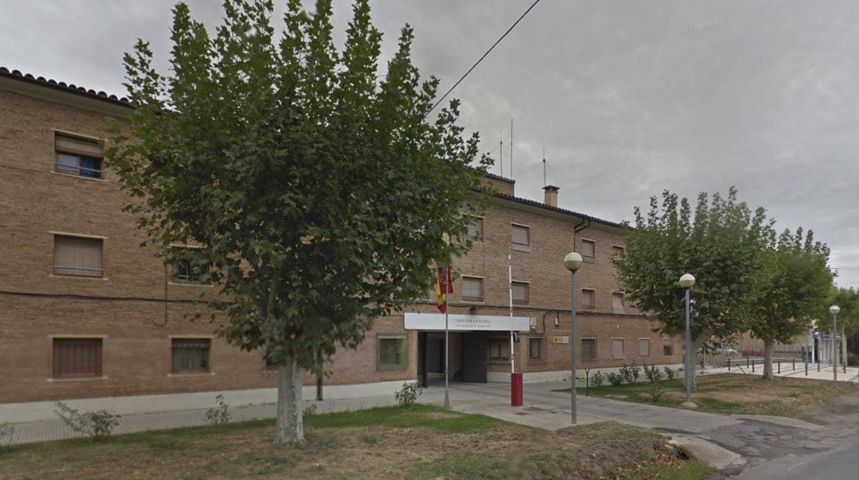 La operación ha sido realizada por la Guardia Civil. En la imagen, su cuartel de Barbastro (Huesca)