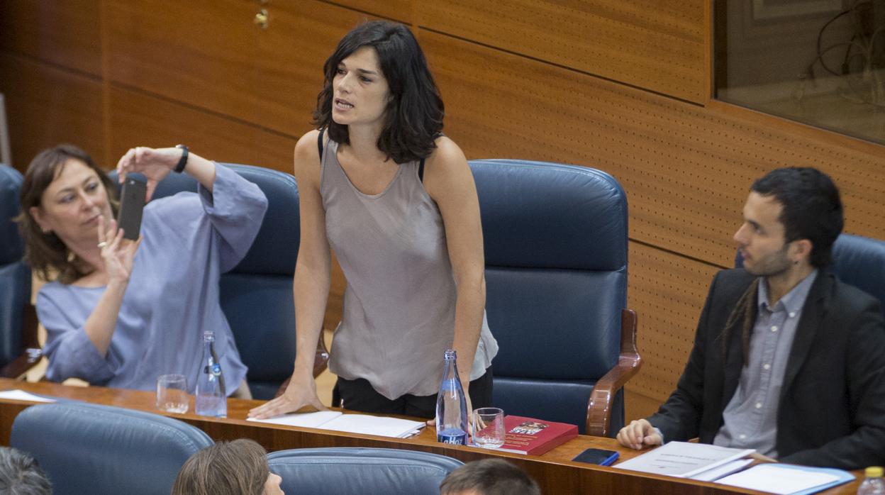 Clara Serra, nueva portavoz de Podemos en la Asamblea, en una foto de archivo