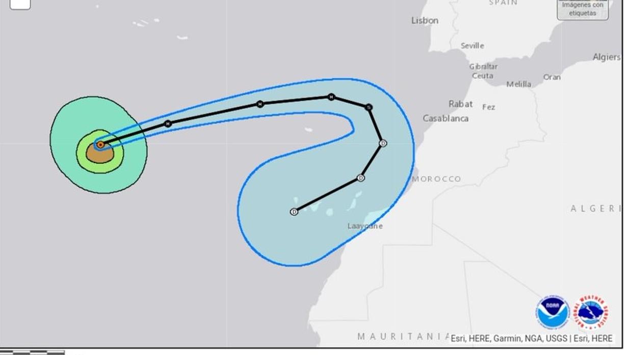 Canarias llama así a Leslie: «ciclón tropical»