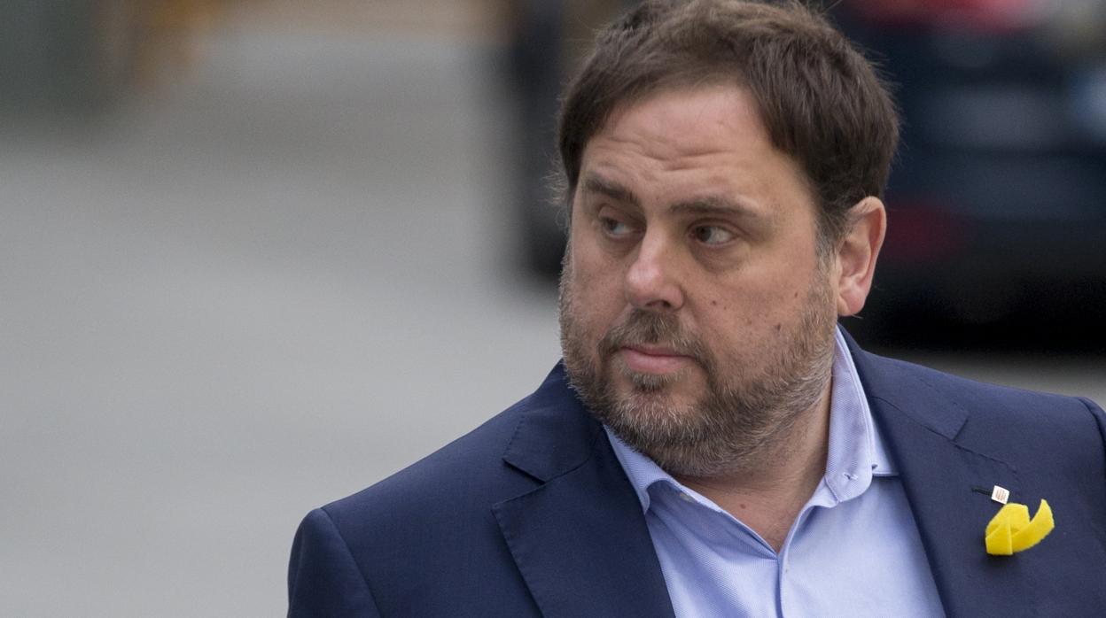 Junqueras, en noviembre del año pasado de camino a la Audiencia Nacional