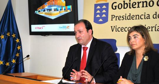 Ricardo Fernández y Méndez Castro en la presentación de Fitur de 2014