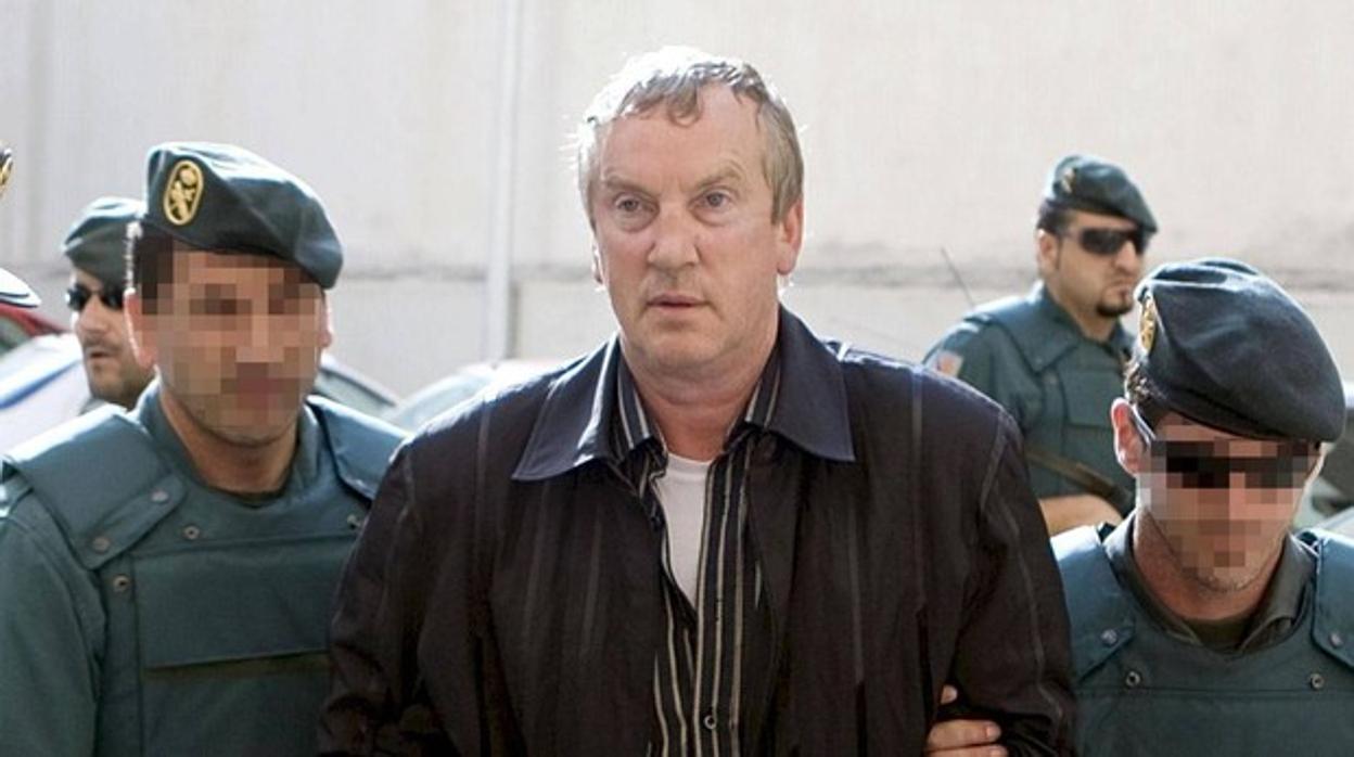 El supuesto líder de la mafia rusa Gennadios Petrov, ahora fugado, cuando fue arrestado en Mallorca