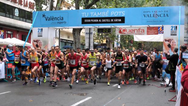 Raquel Landín i Hassane Aouchar guanyen el Circuit de Carreres Populars de la Diputació de València