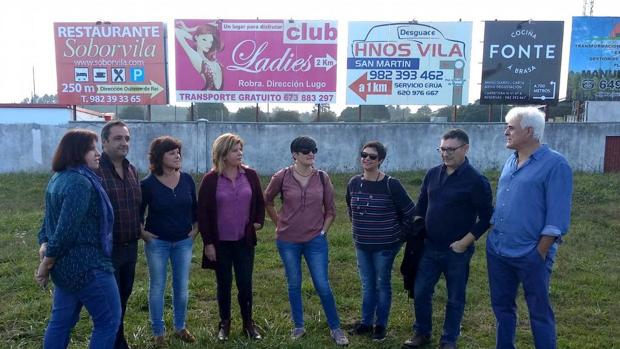 División en un pueblo de Lugo por el anuncio de un club de alterne en el campo de fútbol