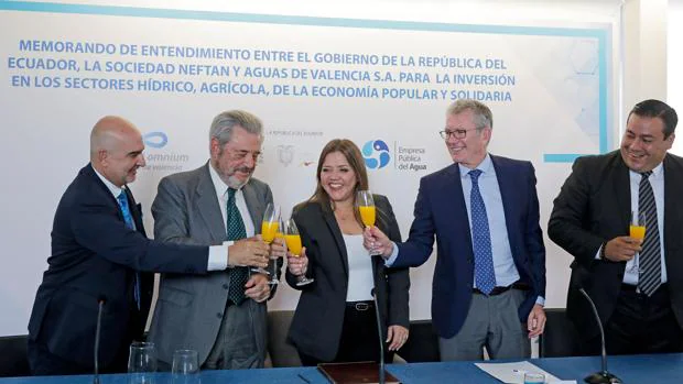 Ecuador y Global Omnium constituirán una empresa para mejorar la gestión del agua tras el terremoto de 2016