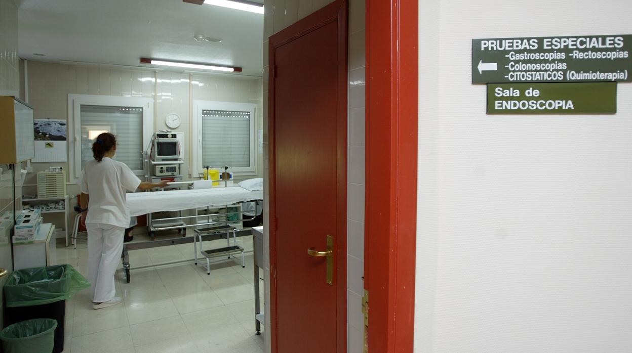 Una sala de consulta del hospital Santiago Apostol de Miranda de Ebro