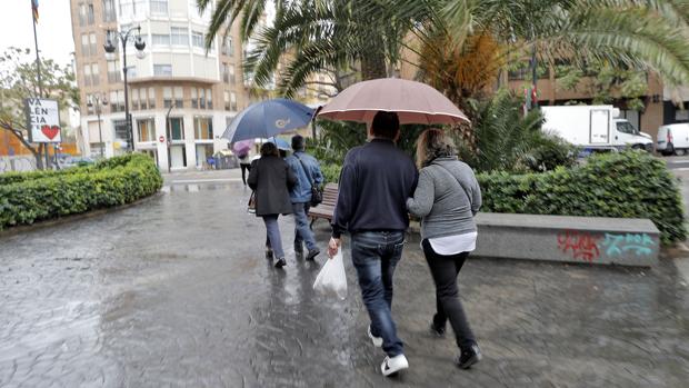 Las lluvias vuelven este martes a la Comunidad Valenciana, pero suben las temperaturas