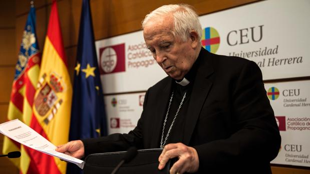 El cardenal Cañizares advierte de que la educación «está en situación de emergencia»