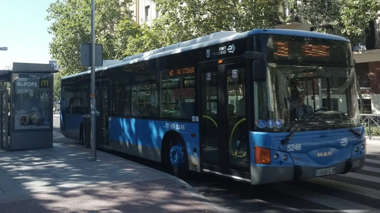 Un autobús de la EMT, en una imagen de archivo