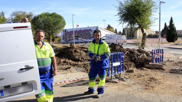 Encuentran en la urbanización «Las Nieves» de Nambroca un proyectil de la Guerra Civil