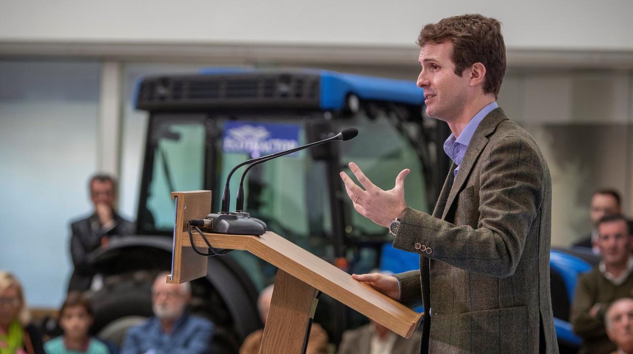 Pablo Casado, en un acto en Jerez de la Frontera