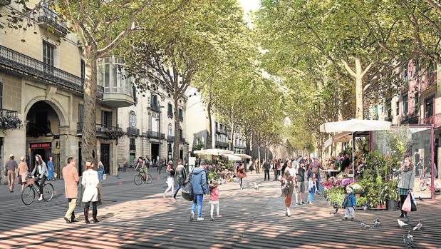 La nueva Rambla perderá un carril y estará lista en 2028