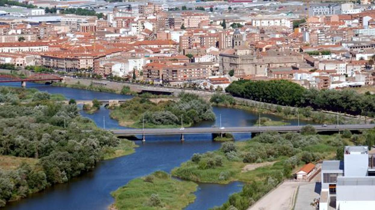 Vista panorámica de Talavera de la Reina desde el mirador del puente de Castilla-La Mancha