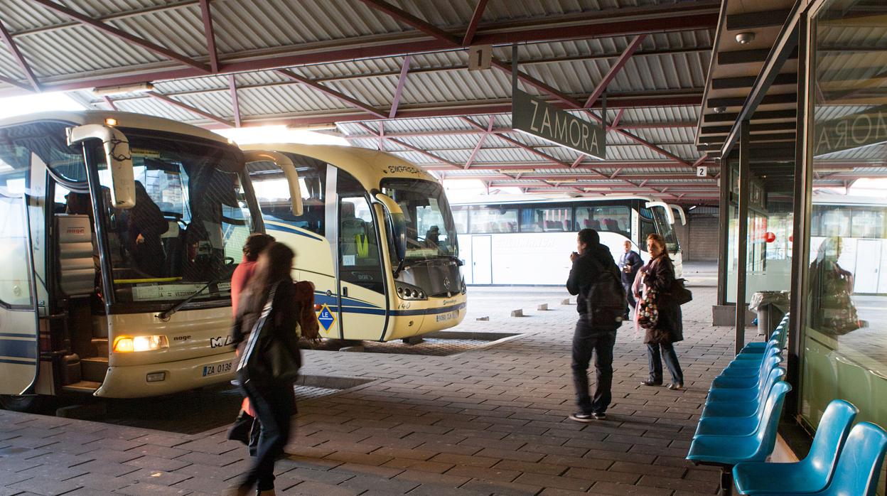 Estación de autobuses de Zamora, donde tuvieron lugar los hechos