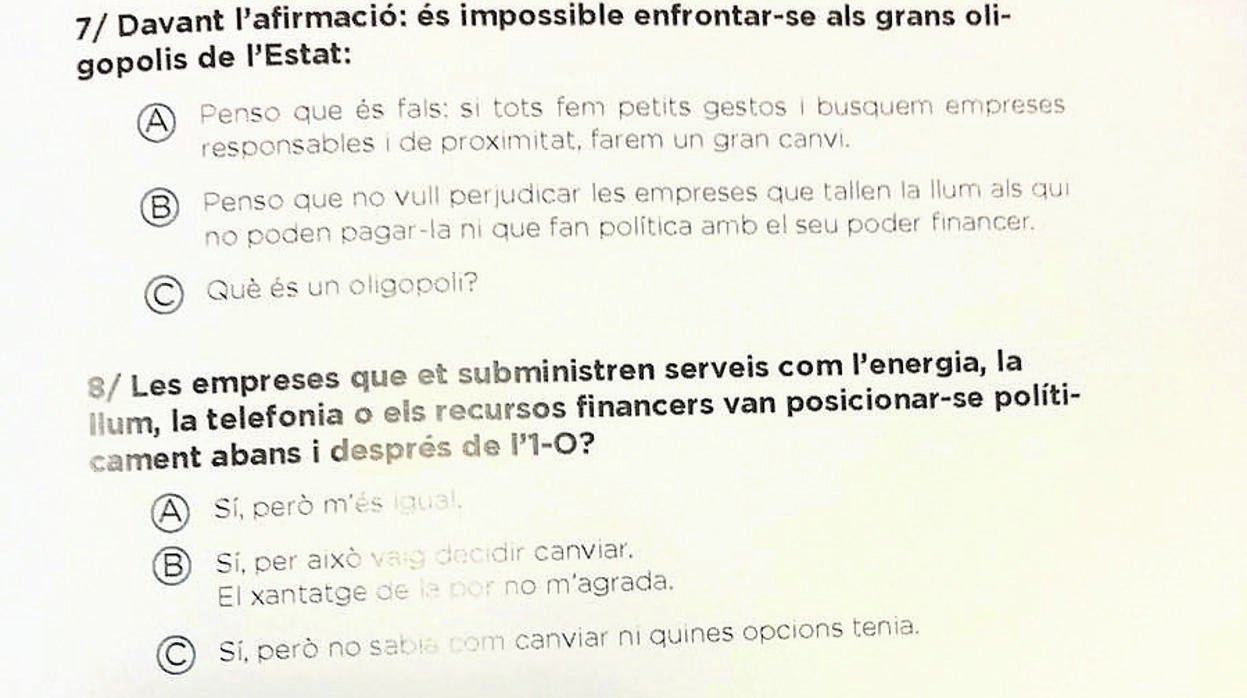 La encuesta de la ANC para señalar a las «empresas malas»