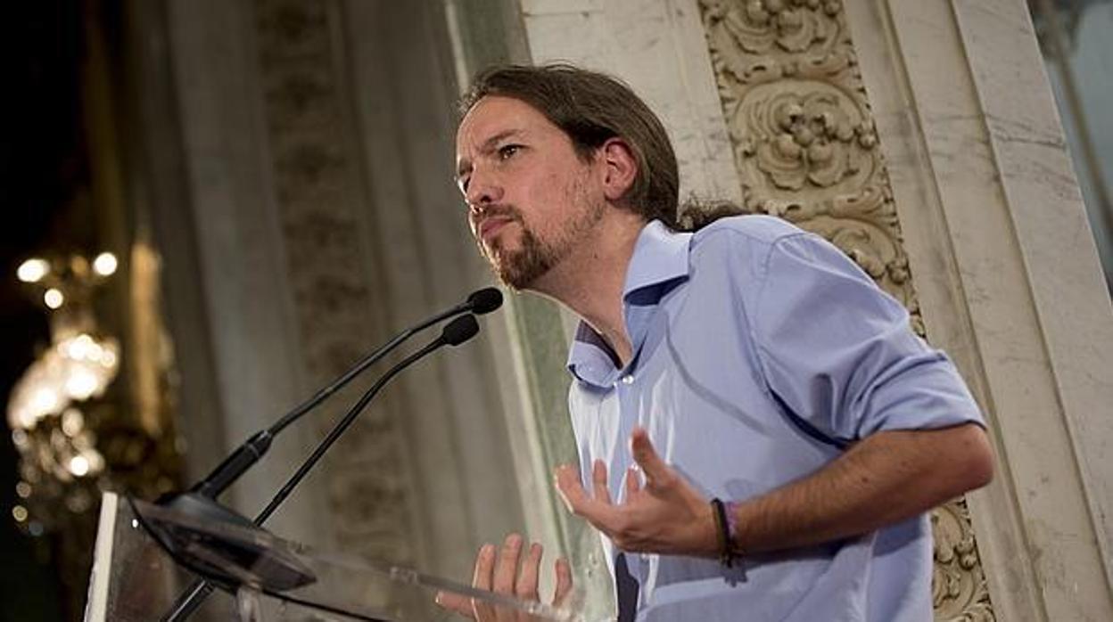 Pablo Iglesias, durante un foro ABC