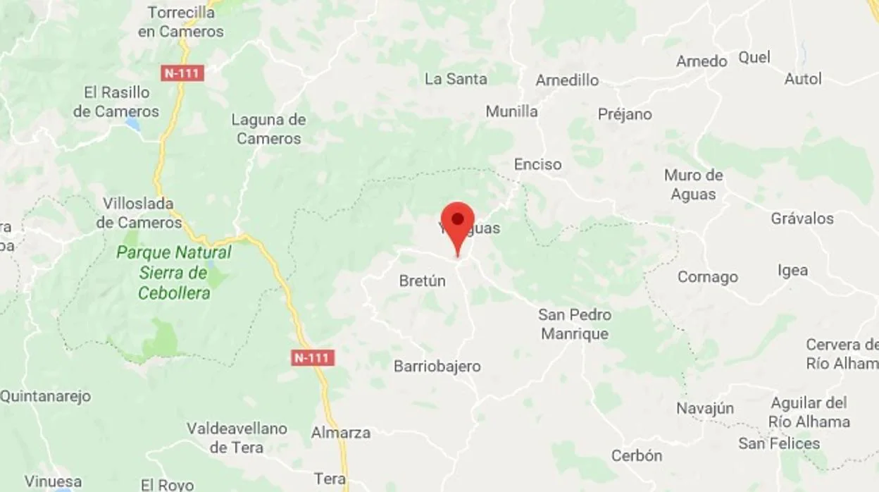 Fallece un hombre de 38 años tras volcar su turismo en Villar del Río (Soria)