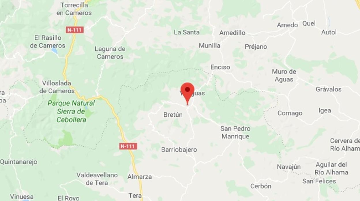 Fallece un hombre de 38 años tras volcar su turismo en Villar del Río (Soria)