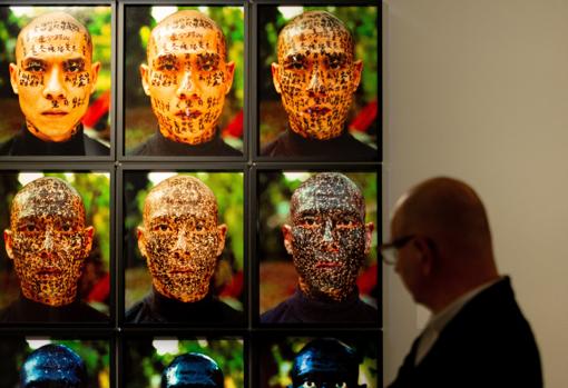 Serie de autorretratos de Zhang Huan