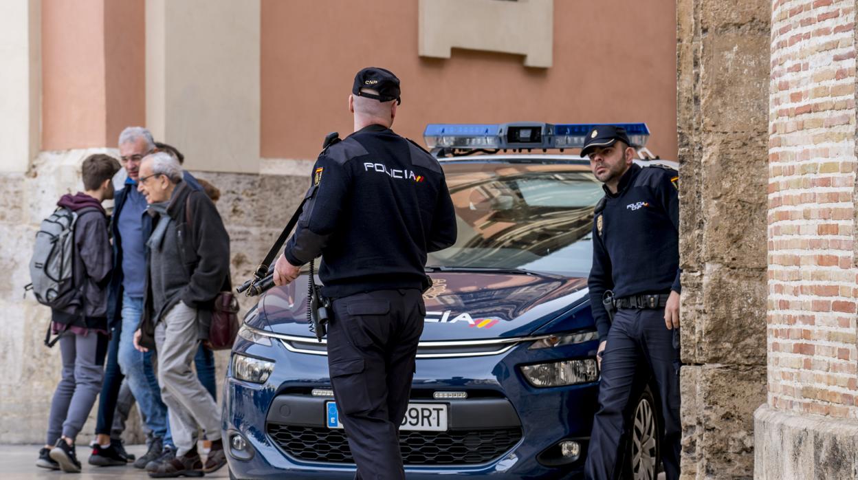 Imagen de archivo de la Policía Local en Valencia