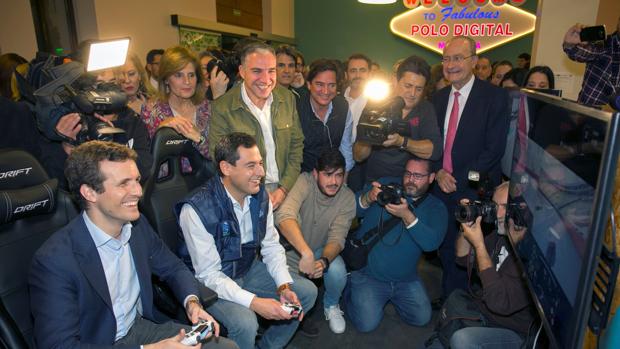 Casado alerta a los andaluces: «Votar a Susana Díaz es votar a Sánchez» y sus socios separatistas