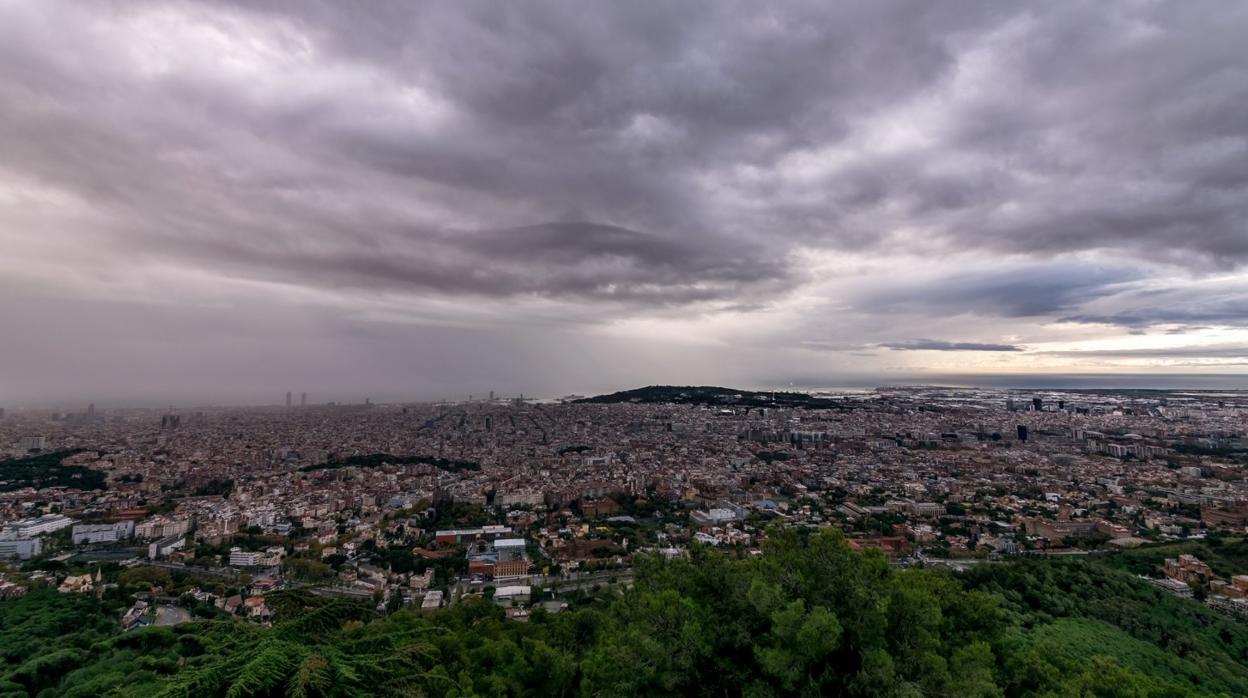 Barcelona, durante las lluvias de este mes de noviembre