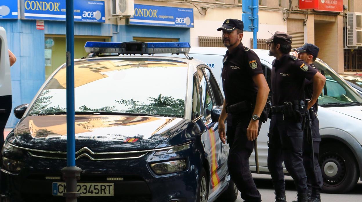 Imagen de archivo de agentes de la Policía Nacional