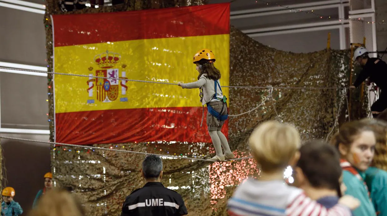 Imagen del stand del Ejército en la última edición de la feria Expojove de Valencia
