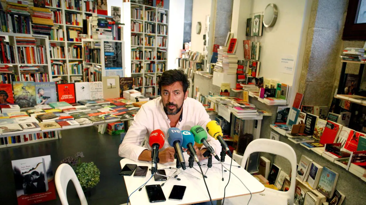 El secretario general de Podemos Galicia, Antón Gómez-Reino, en una imagen de archivo
