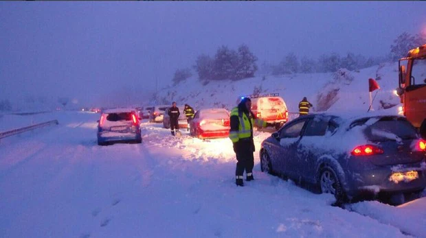 Fomento sanciona con 15.000 euros a la concesionaria de las autopistas de Segovia por la nevada de principios de año