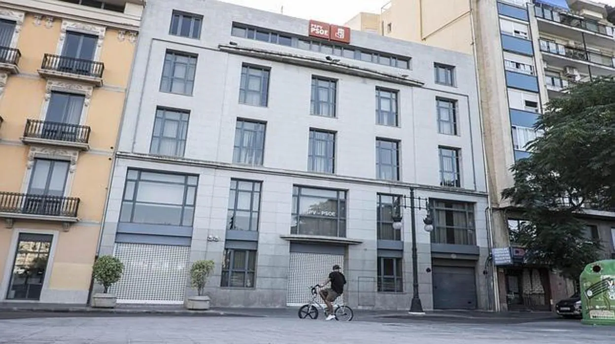 Imagen de archivo de la antigua sede del PSPV-PSOE en Valencia