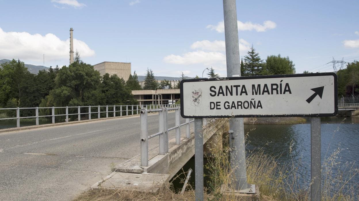 Entorno de la central burgalesa de Santa María de Garoña, ya cerrada
