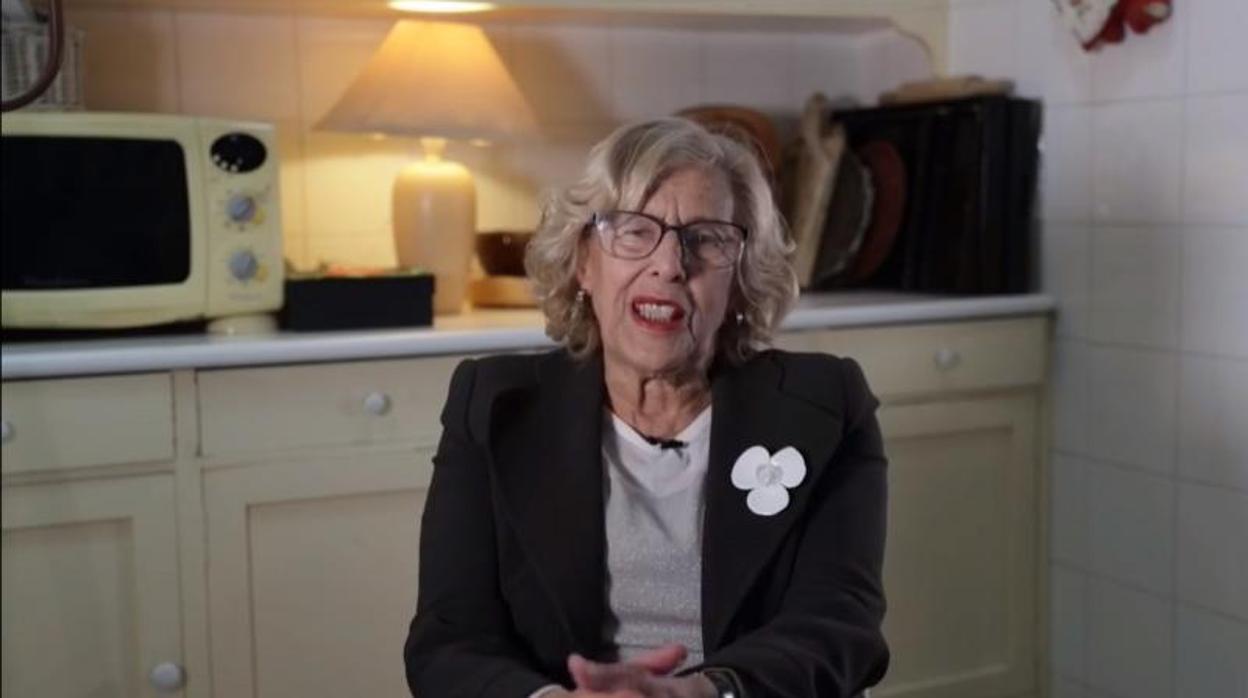 Carmena, en el vídeo de presentación de Más Madrid