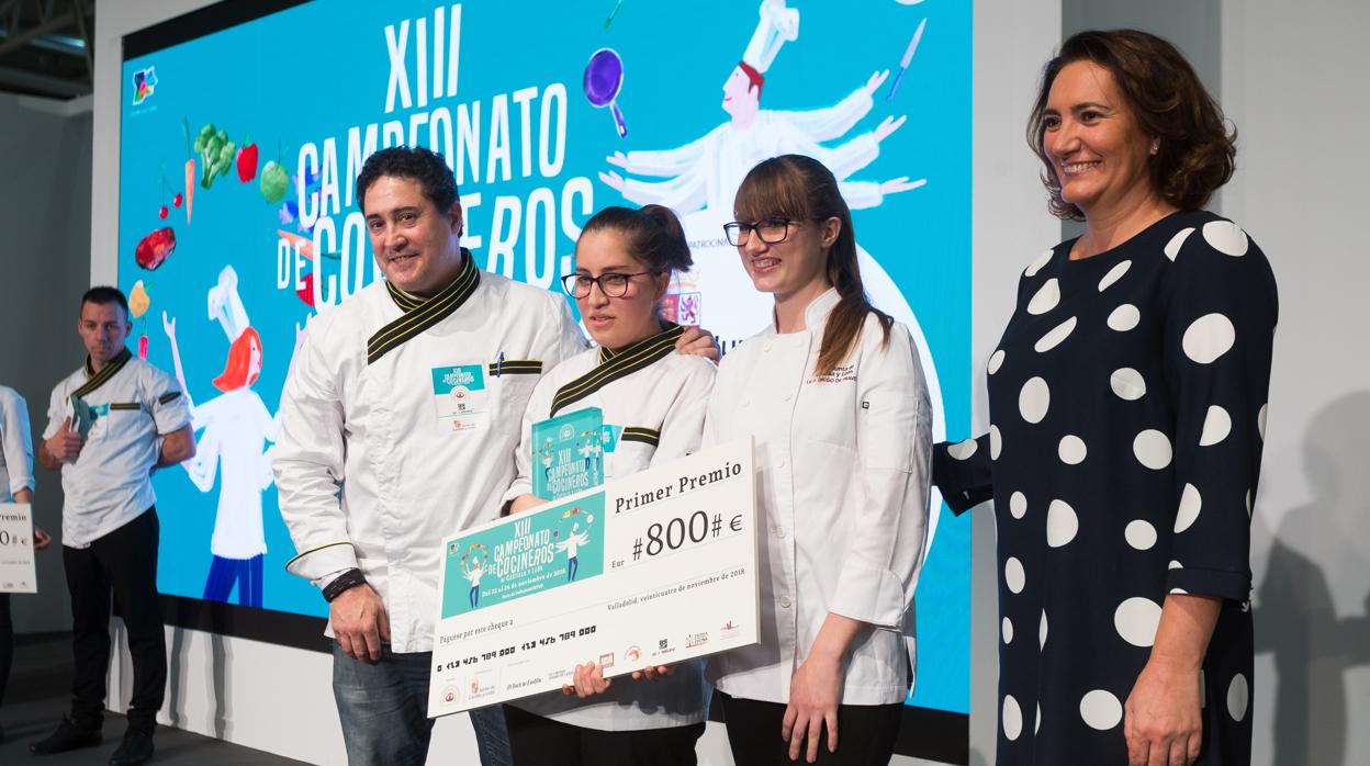 Entrega de los premios de la XIII edición del Campeonato Regional de Cocineros de Castilla y León