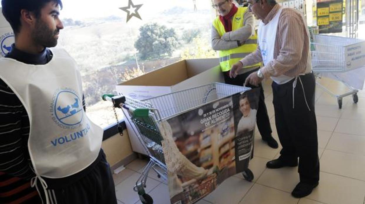 Foto de archivo de «La Gran Recogida» del Banco de Alimentos de Toledo el año pasado