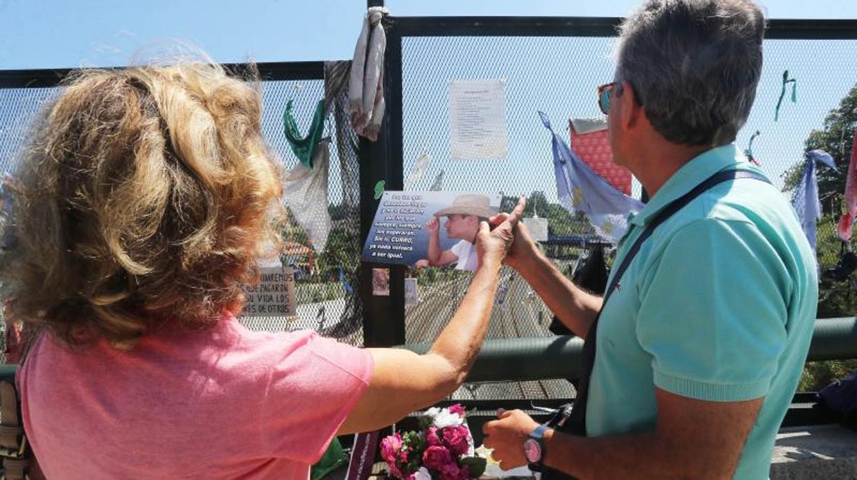 Homenaje a las víctimas del Alvia celebrado en Angrois este verano